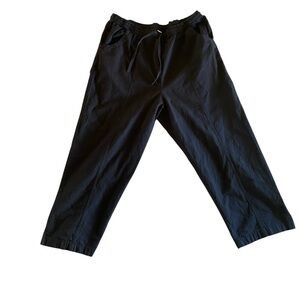 CW Classics 100% cotton India high rise  wide leg cropped pants Women’s Large